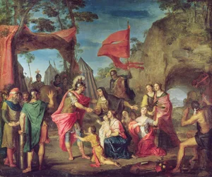 Coriolanus in het Volscische Kamp, 1747
